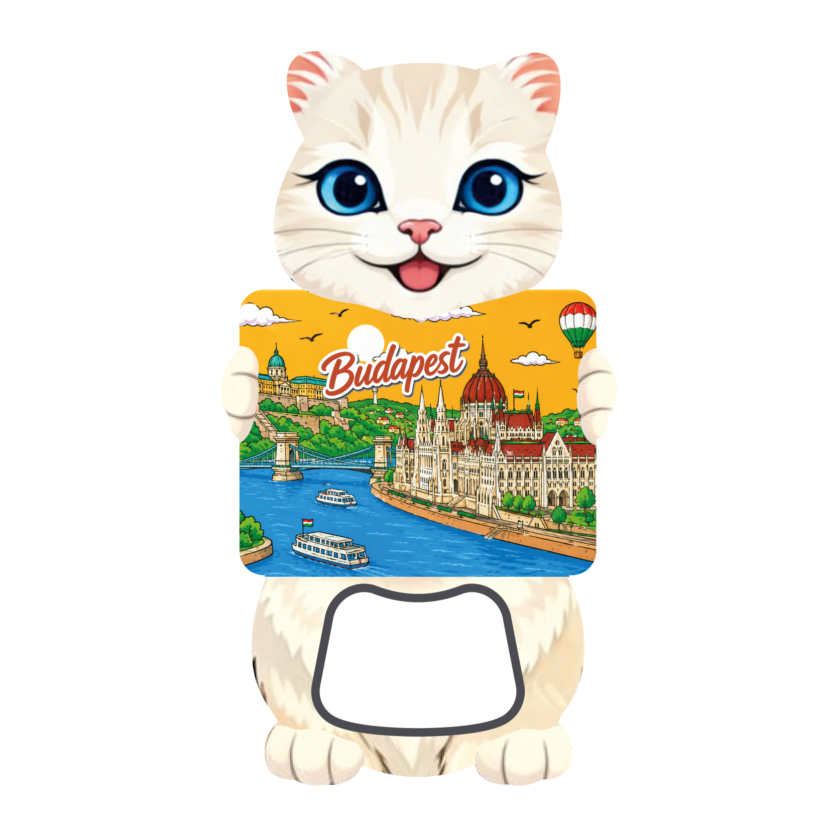 Hungary Cat Bottle Opener #4