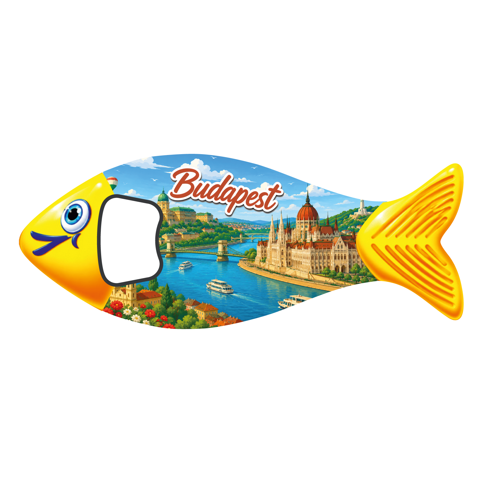 Hungary Fish Bottle Opener #2